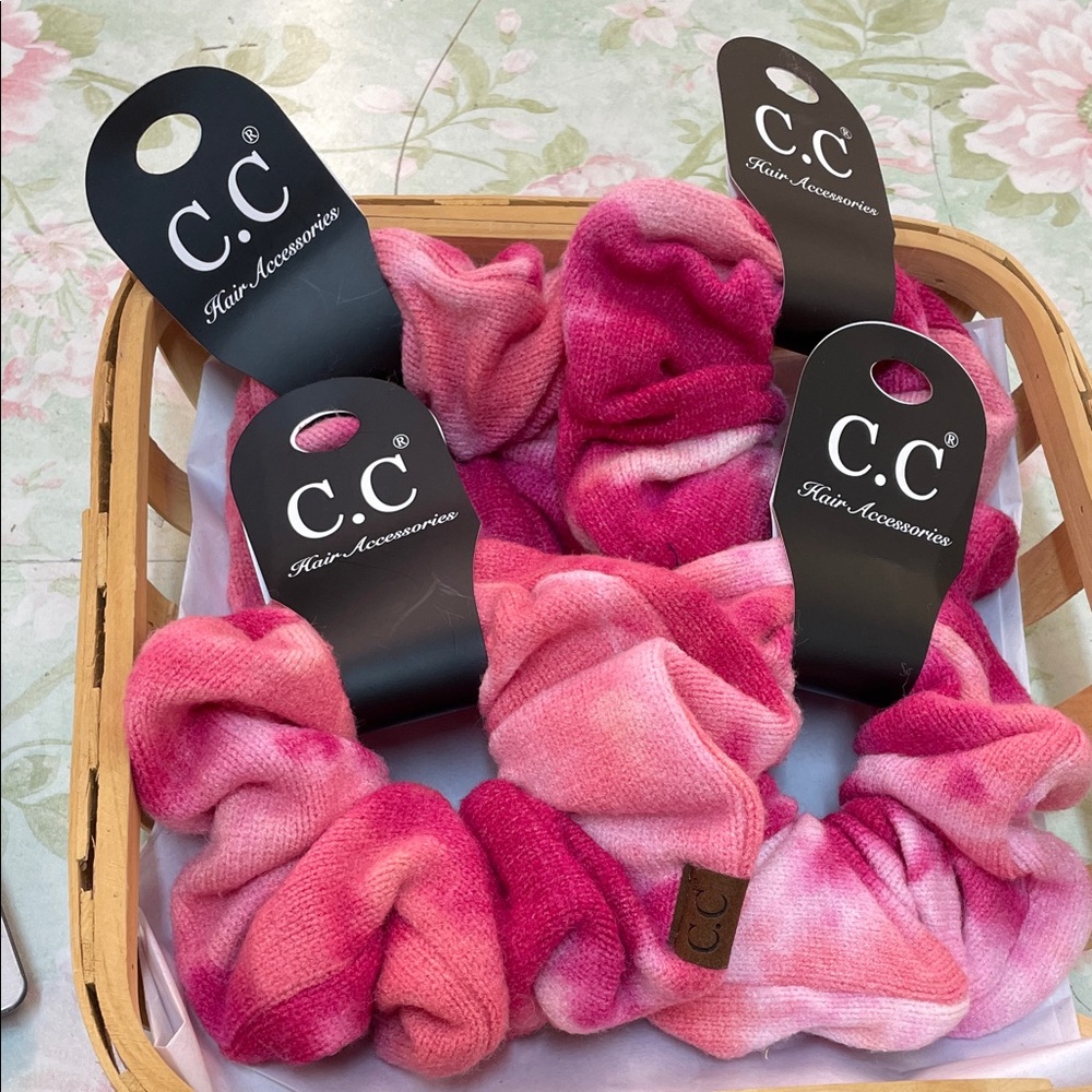 C.C Vibrant Pink Hair Accessories lot of 4